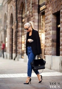 Street fashion! Elegancja i dżinsy