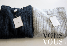 Sweterki idealne na zimę, ciepłe swetry, czarny i biały