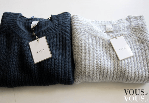 Sweterki idealne na zimę, ciepłe swetry, czarny i biały