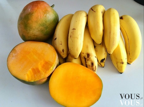 Owoce to najlepsze słodycze. Mango i banan