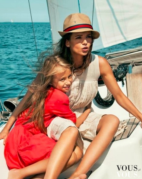 Aktorka Anna Przybylska na wakacjach ze swoją córką