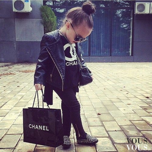 Mała modelka od Chanel