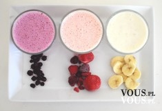 owoce i owocowy mus, jogurty owocowe