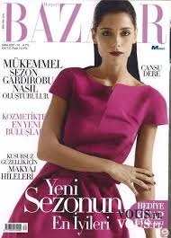 turecka okładka BAZZAR Cansu Dere – modelka, chuda, ile waży, firuze hatun księżniczka wsp ...