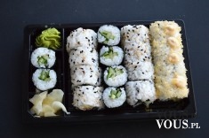 Sushi- japońska potrawa. Pożywny posiłek.