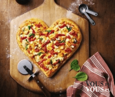 pizza w kształcie serca, pizza na walentynki, jaką pizze lubicie