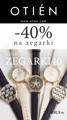 -40% dziś na wszystkie zegarki!