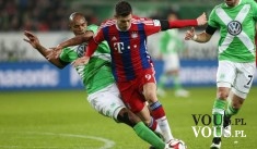 Bayern vs. Wolfsburg 5:1 – Robert Lewandowski 5 bramek w 9 minut, wszedł na boisko w 46 mi ...