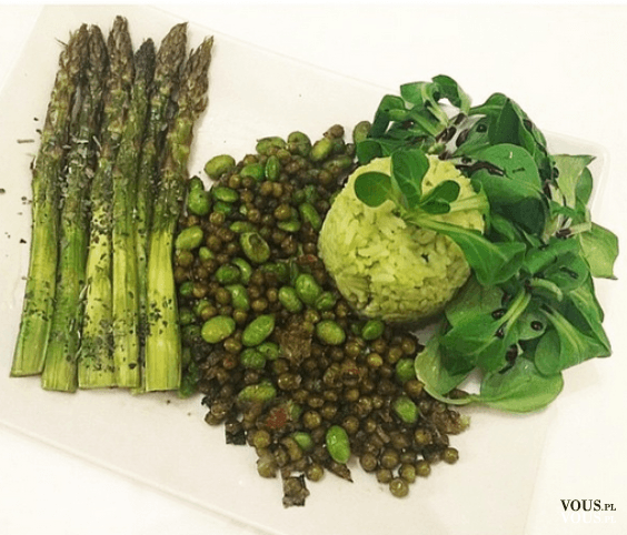 Zielone warzywa. Zdrowy dietetyczny obiad