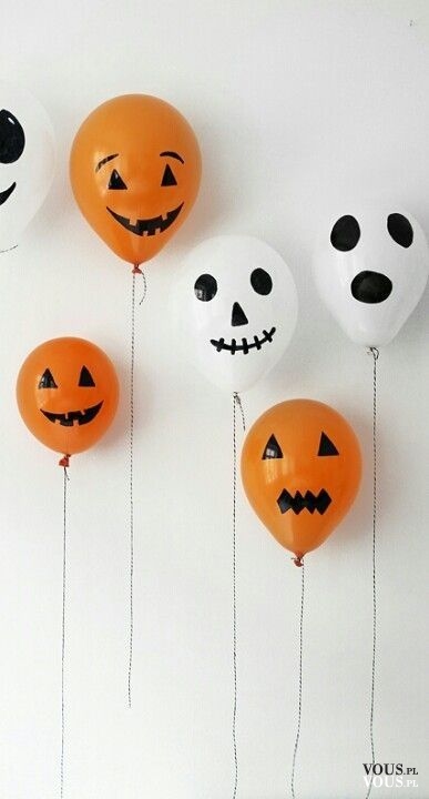 Jak zrobić dekoracje na hallowen. Idealny pomysł na balony, duchy?