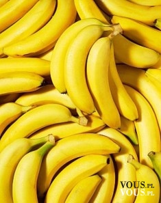 Banany- źródło licznych witamin i składników mineralnych.