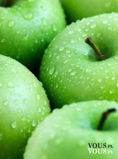 Zielone jabłuszka, idealna przekąska, owocowa przekąska
