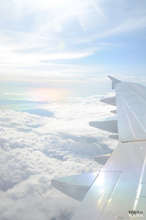 Z głową w chmurach <3 niesamowity i niepowtarzalny widok z samolotu