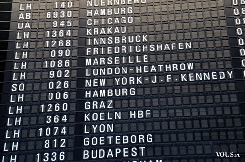 Lotnisko- tablica lotów, jakie miejsce chciałybyście zobaczyć?