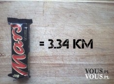 Ile kalorii ma Mars? Batonik Mars jest bardzo kaloryczny. Nie jedz go na diecie. Nie jest zdrowy.