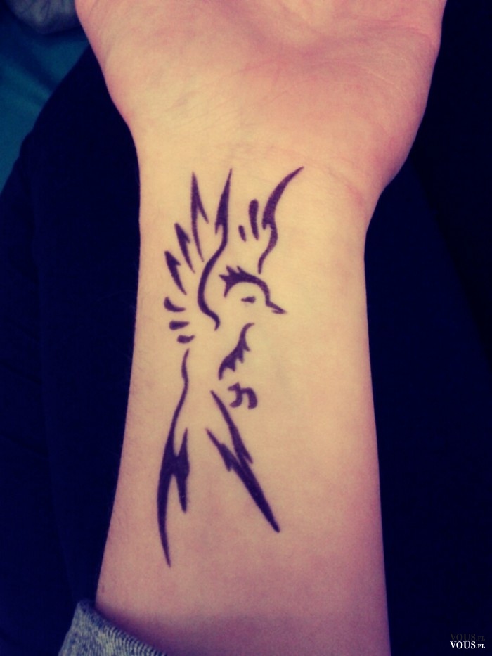 Tatuaż symbolizujący wolność
