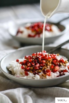 11. Coconut Rice and Pomegranate Porridge: Recharge after your morning workout with a bowl of th ...