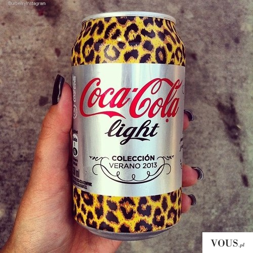 Coca cola light – puszka panterka