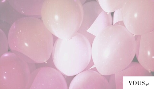 różowe balony