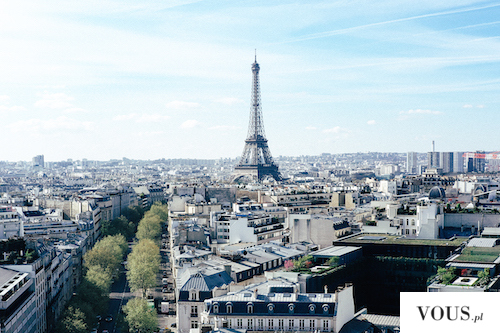 panorama Paryża, wieża Eiffel’a