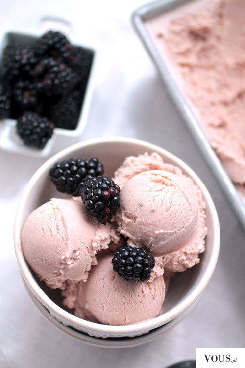 jeżynowe lody / jak zrobić lody? jak udělat zmrzlinu doma? / recept na zmrzlinu do zmrzlinovače? ...