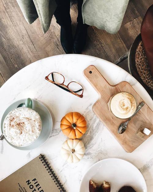 coffee, pumpkin, and food halloween