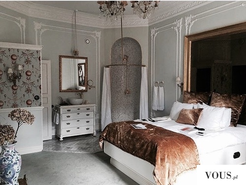 brązowa sypialnia – sypialnia w bieli i brązie | inspiracje