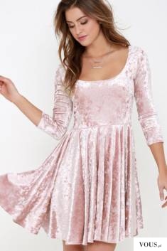 christmas dress – sukienka, sukienka różowa | sukienka welurowa