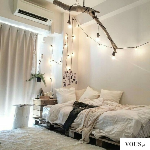 biała piękna sypialnia
