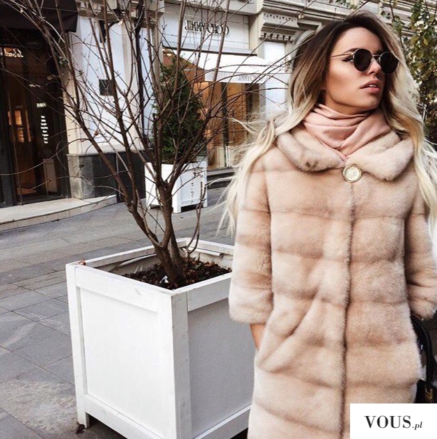 Płaszcz futrzany inaczej | faux fur coat | искусственный мех пальто