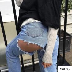 spodnie z dziurą na pupie | hole on the ass