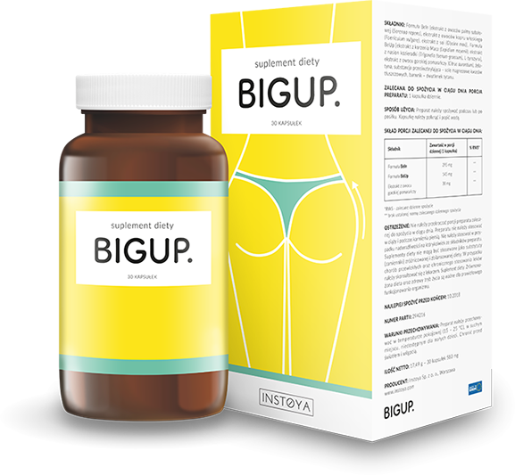 BigUp – Suplement na powiększanie pośladków | BigUp – Suplement diety