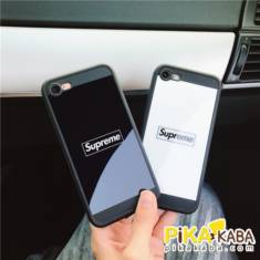シュプリーム アイフォンテン/Xケース 鏡面 iPhone8/8plusケース supreme ストリート
