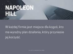 ✩ Napoleon Hill cytat o planowaniu w firmie ✩ | Cytaty motywacyjne