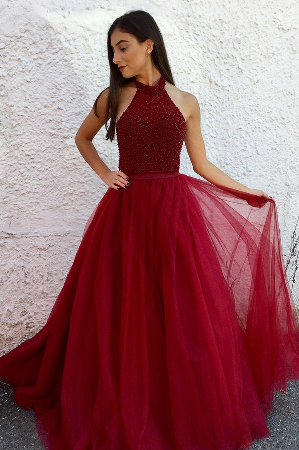 Charming Round Neck Sleeveless Evening Dress Prom Dress P687
– Ombreprom