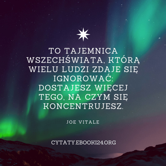 ✩ Joe Vitale cytat o tajemnicy wszechświata ✩ | Cytaty motywacyjne