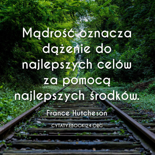 ✩ France Hutcheson cytat o mądrości ✩ | Cytaty motywacyjne