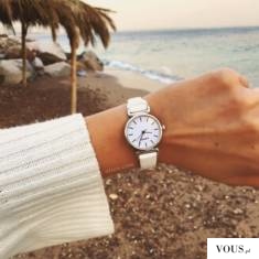 Biały zegarek damski OTIEN