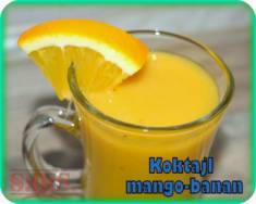 Koktajl z mango i banana | Blog Kulinarny