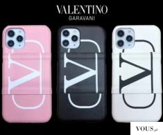 iphone12/12 pro maxケース ヴァレンティノ Valentino iphone11 pro max/11 proケース カード収納 ブラ ...
