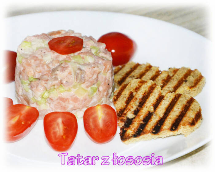 Tatar z łososia z majonezem – Kulinarne S.O.S.